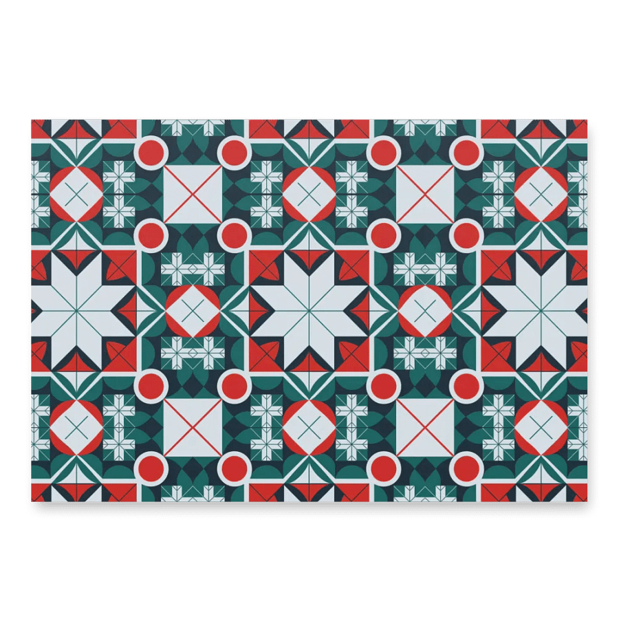 Kaleidoscope patterned Wrapping Paper Sheets (3) product image (2)