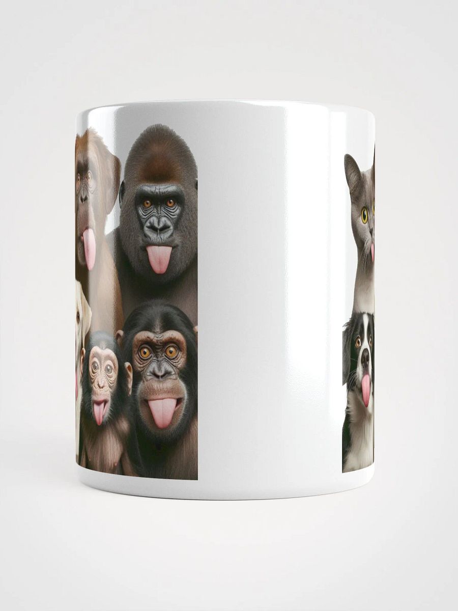 Rude Animal Group #Humorous Glossy Mug - White product image (5)