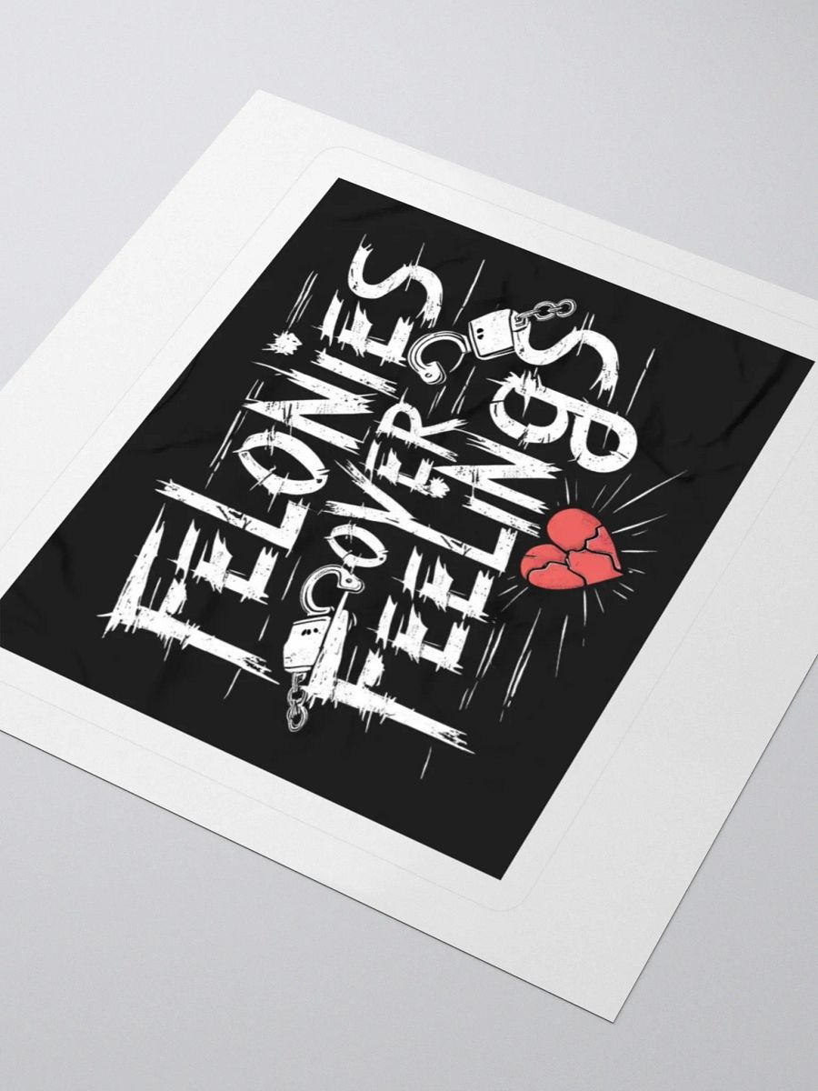 Felonies Over Feelings Sticker product image (9)