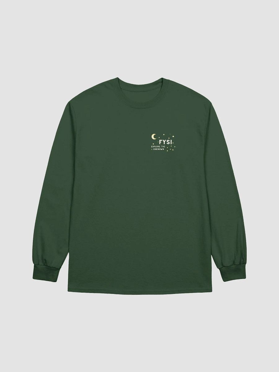 Evergreen long sleeve cotton t-shirt product image (1)