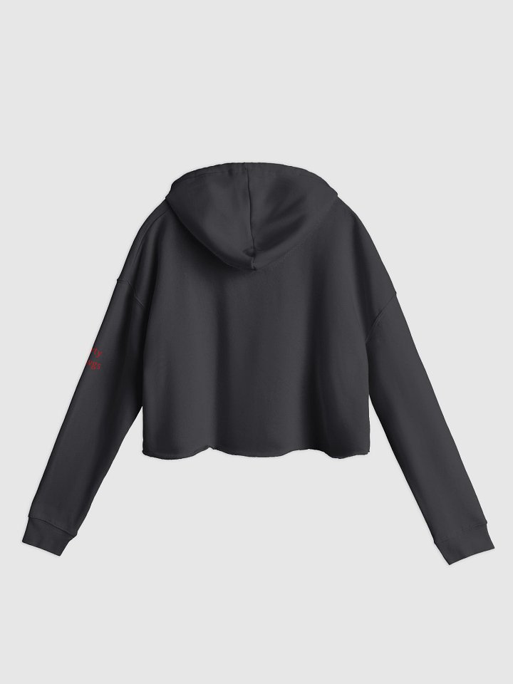 Blacked Out Hooded Crop Top product image (9)
