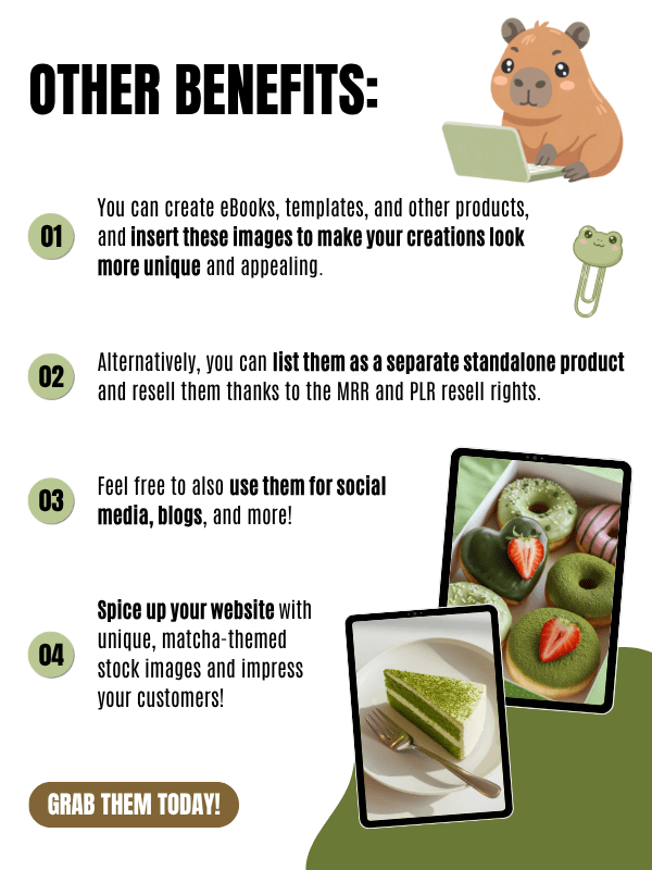 MRR/PLR Matcha Stock Images product image (9)