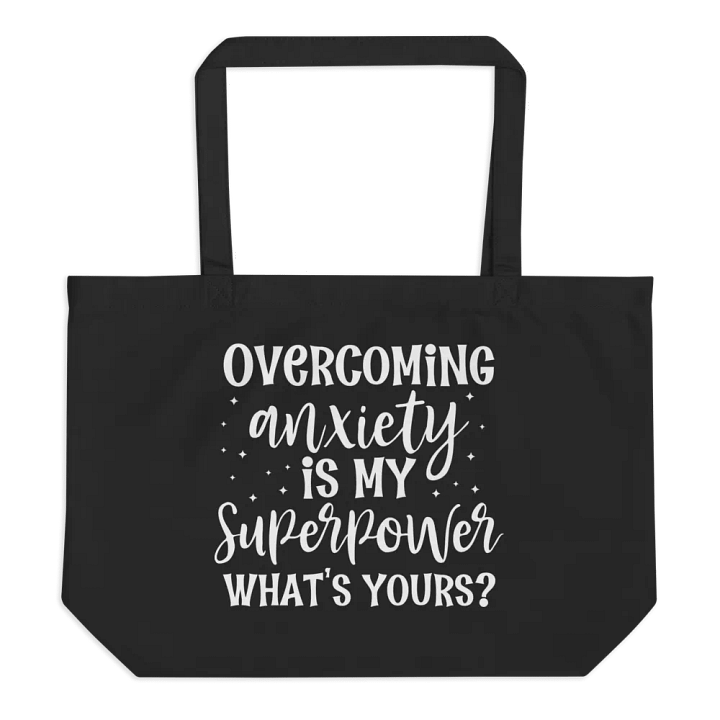 Overcoming Anxiety Is My Superpower Bag product image (1)