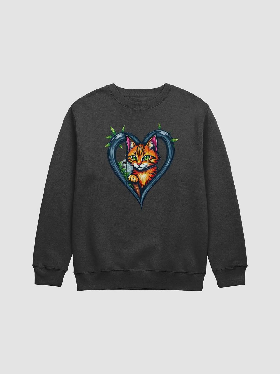 Katze Herz Blumen product image (3)