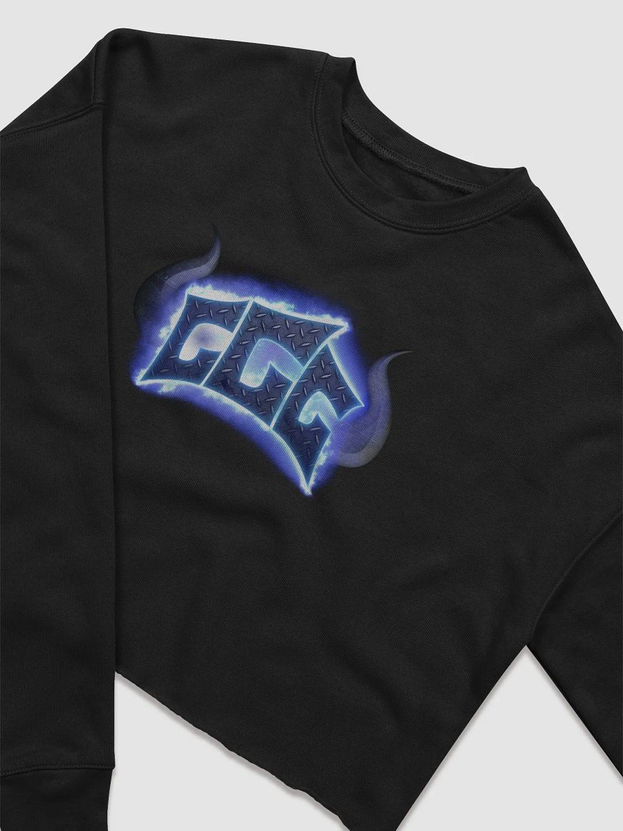 GGG Fire Logo Fleece Crop Sweatshirt product image (15)