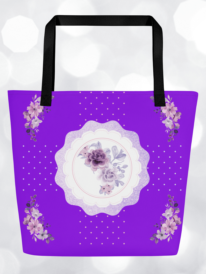 Floral Fantasy Large Tote Bag product image (1)