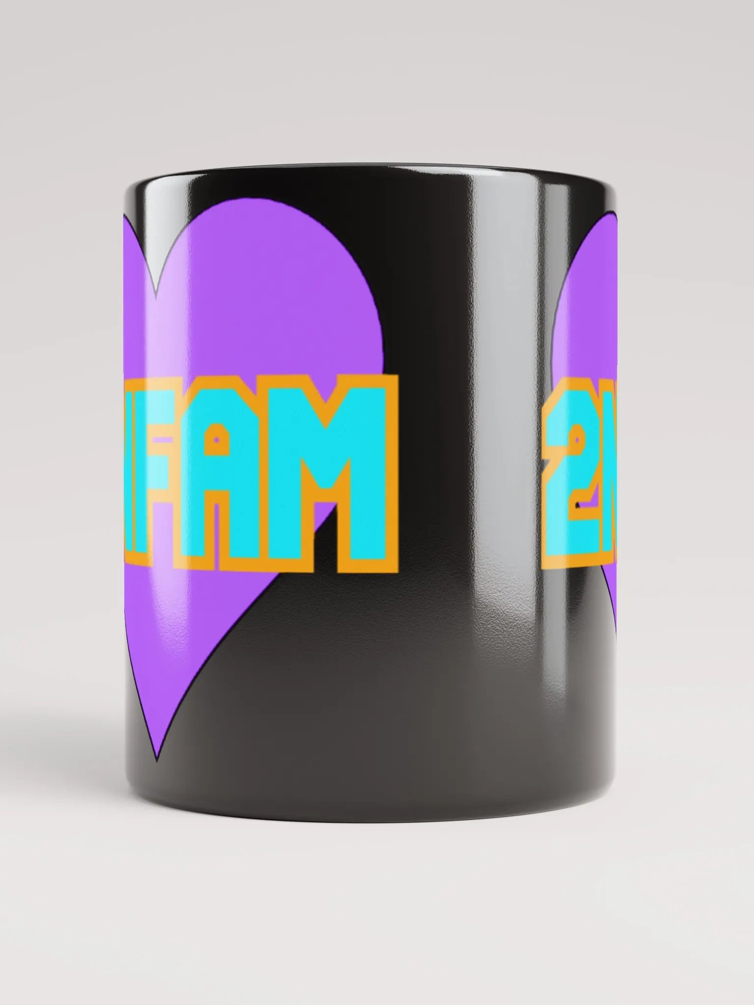 The2Nicks Heart Mug - Black product image (3)