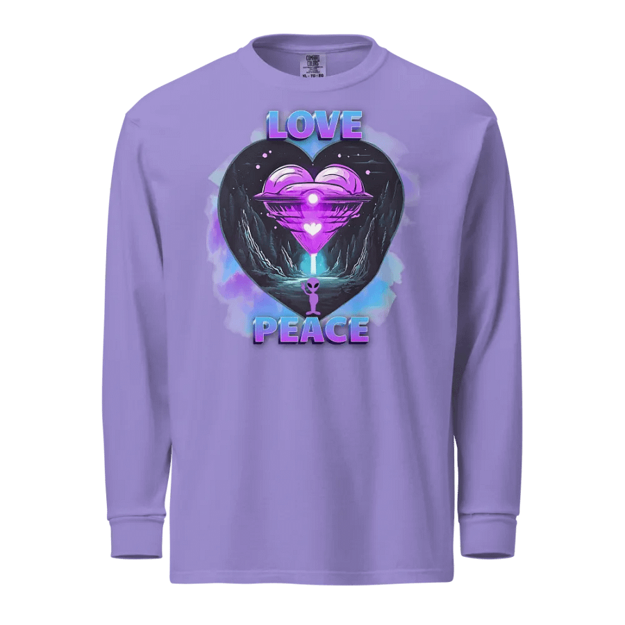 Intergalactic Harmony Heavyweight Long Sleeve Tee product image (6)