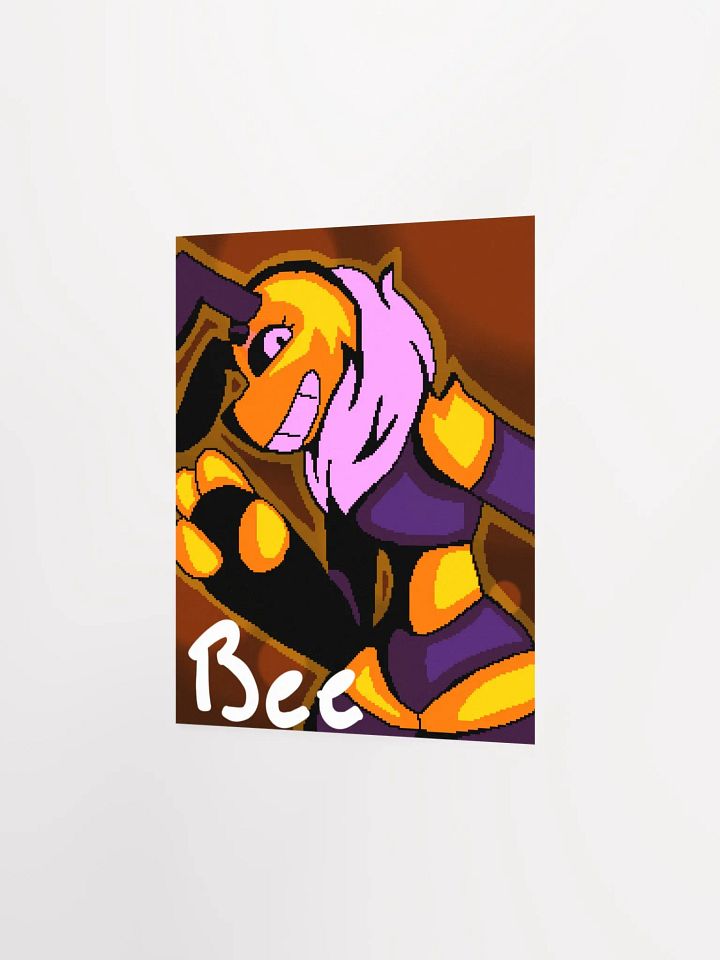 bee portrait paper poster product image (6)