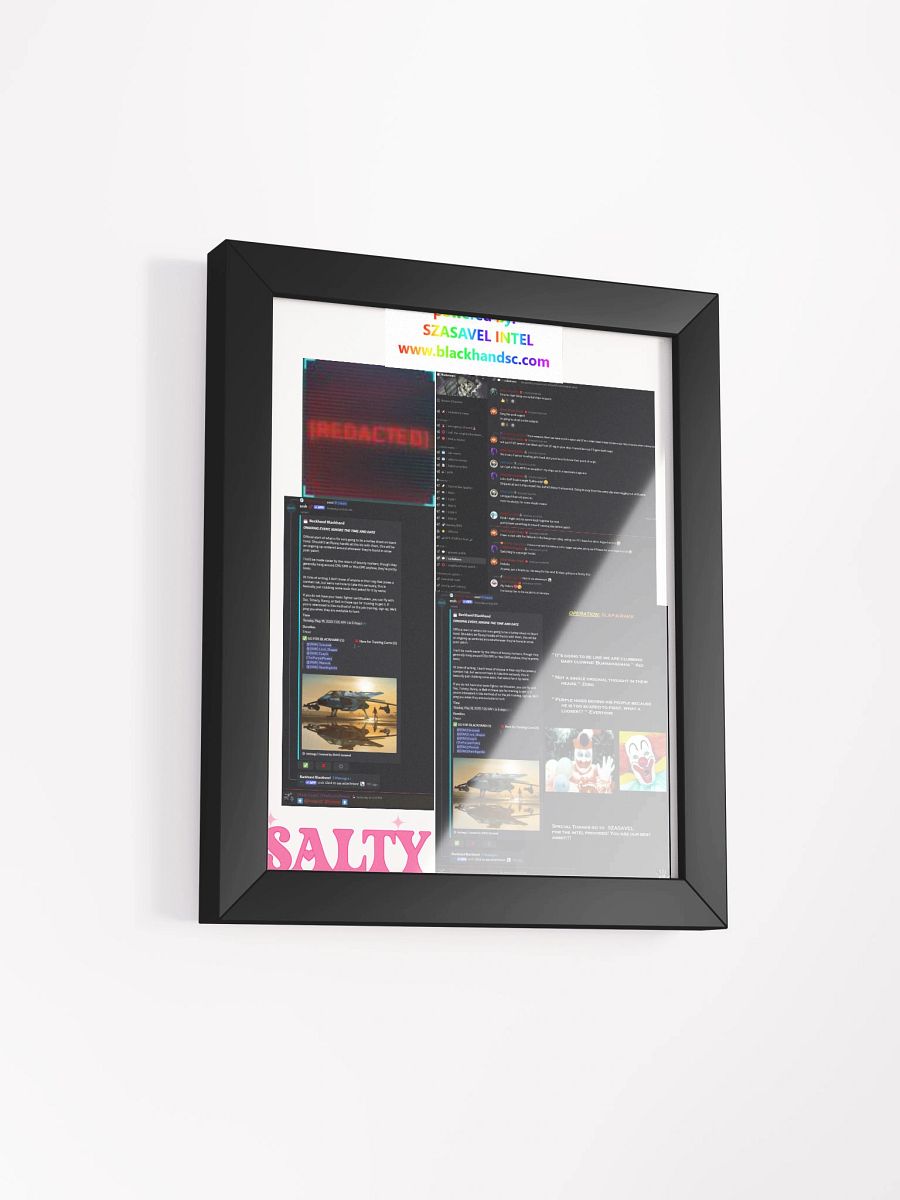 Salty Secrets Whackateers Framed Digital Art Print (limited edition) product image (2)