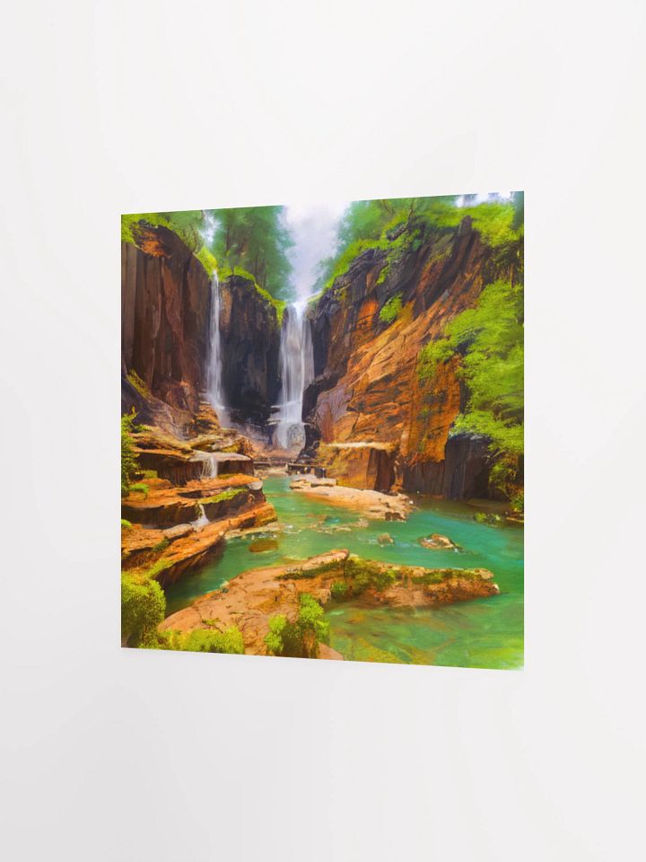 Tranquil Cascades Matte Poster product image (8)