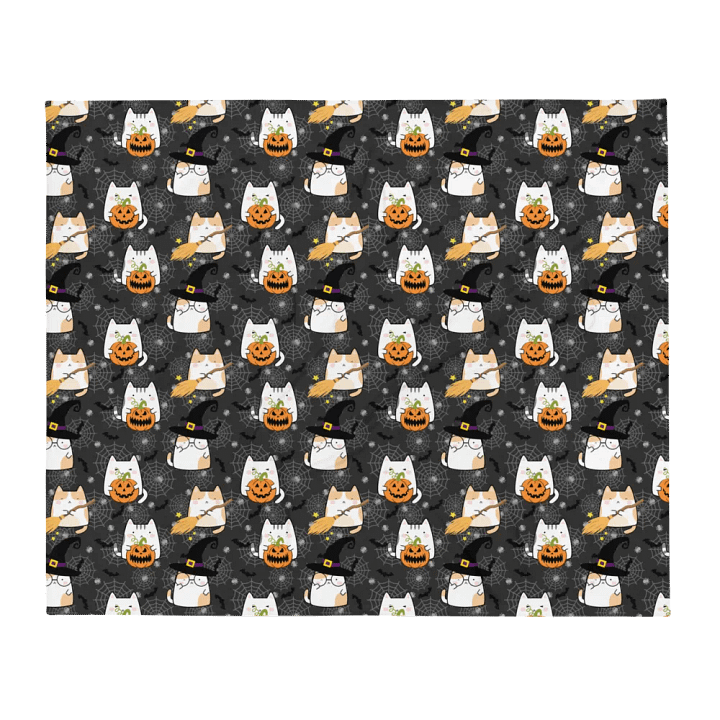 Halloween Cat Blanket product image (1)