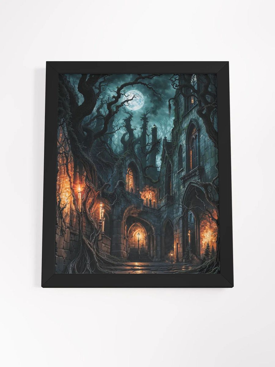 Gothic Castle Nightfall Framed Print product image (4)
