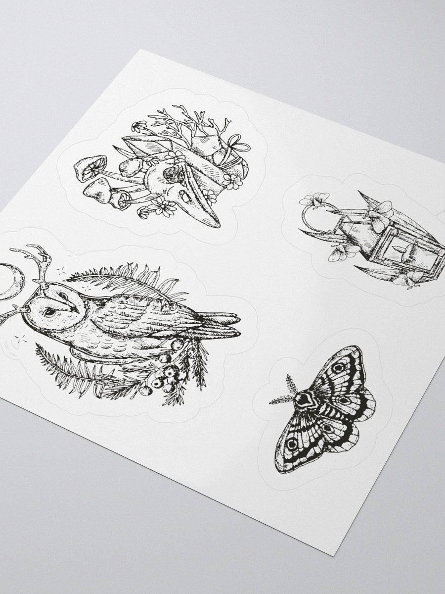 “Forest Familiar” – Sticker Sheet product image (8)