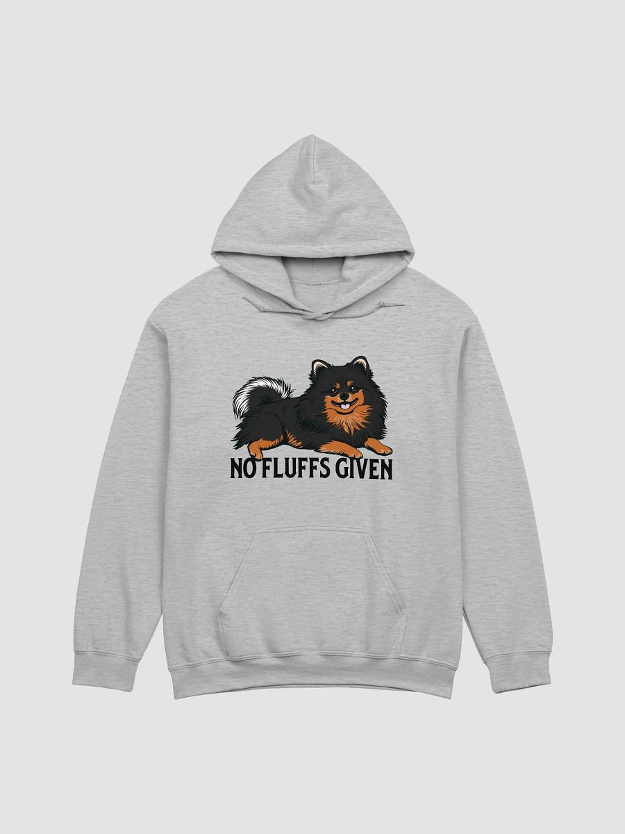 No Fluffs Given Hooded Sweatshirt of a Pomeranian(Tricolor) | Funny Hoodie for Pomeranian Paw-rents product image (26)