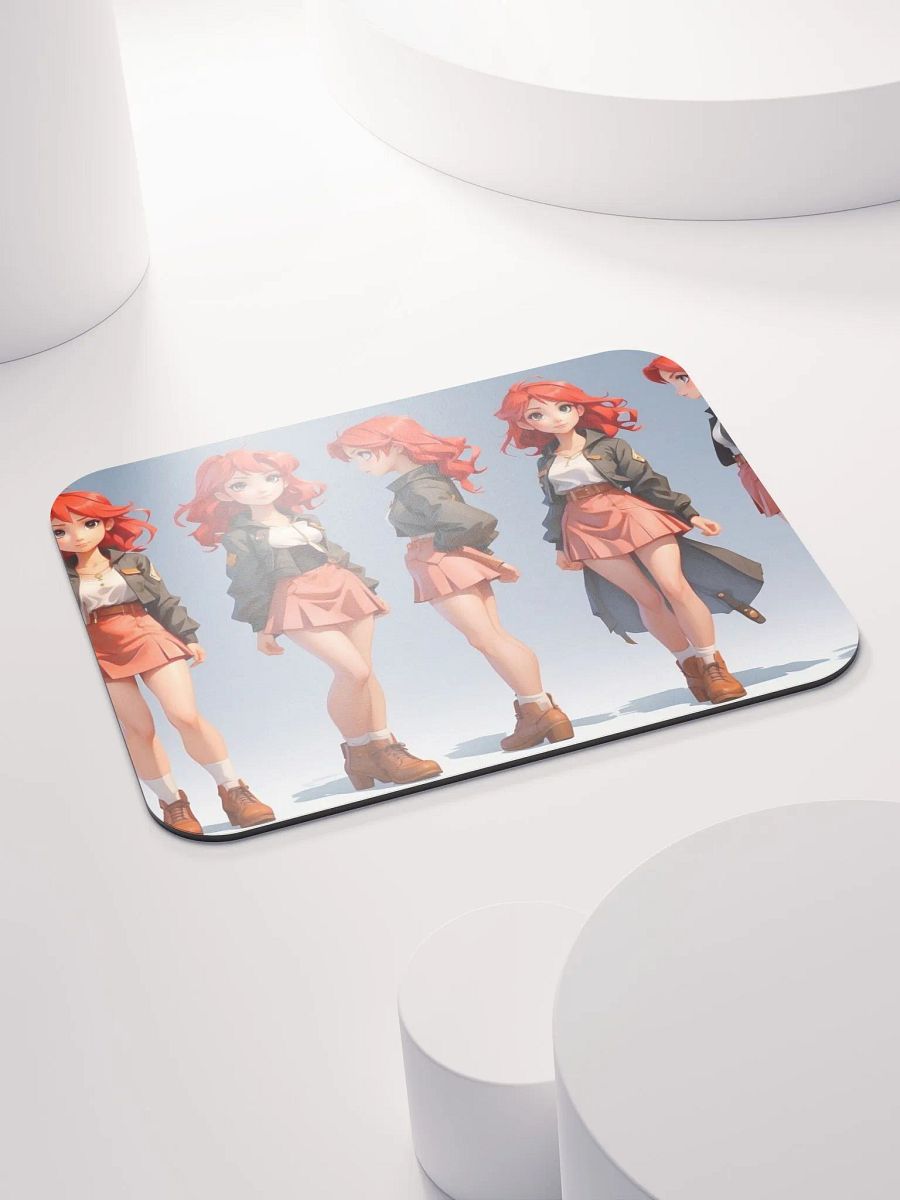 Trendy Redhead Character Mouse Pad product image (4)