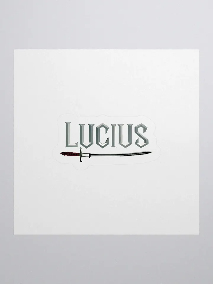 Lucius Kiss Cut Stickers product image (1)