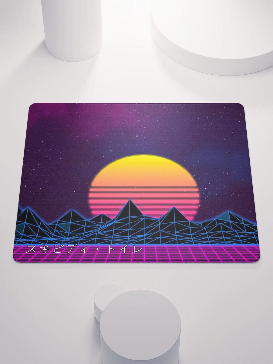 SynthWave Mousepad with Japanese Writing product image (1)
