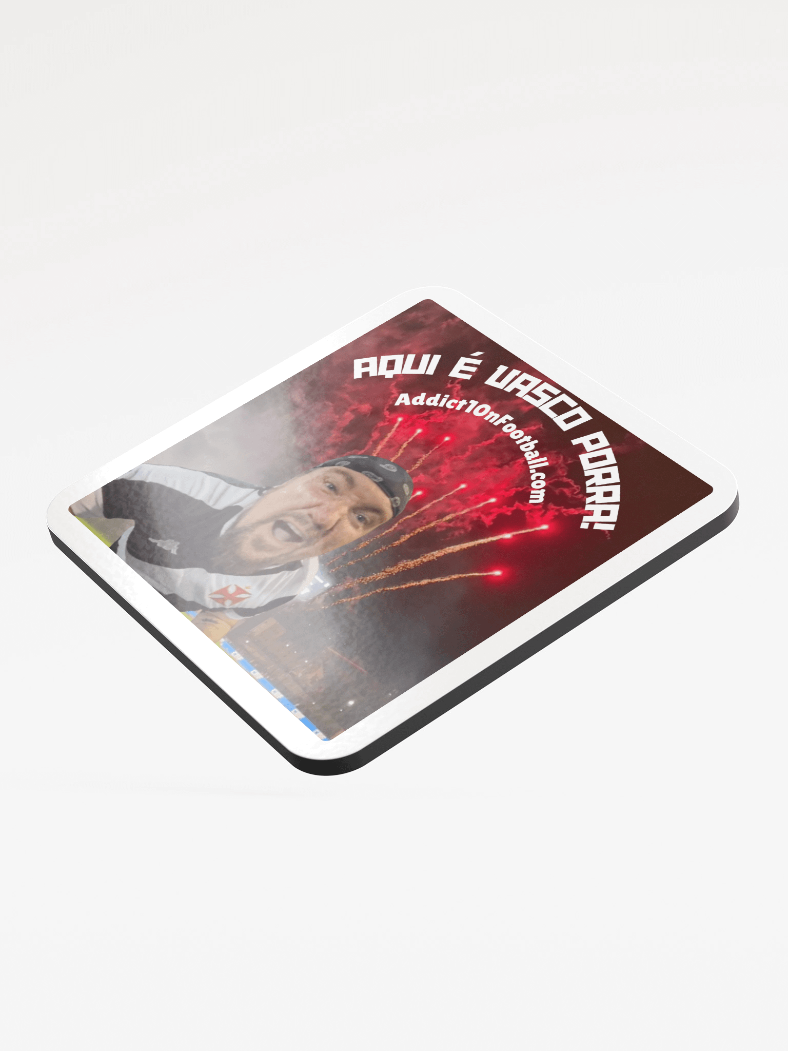 Aqui é Vasco, Porra! – Glossy Cork Coaster /Porta-Copo de Cortiça (EN/BR) product image (3)