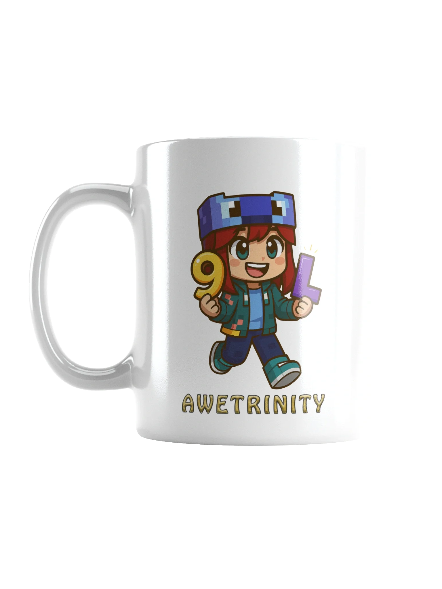 9LS4 AweTrinity White Glossy Mug product image (1)