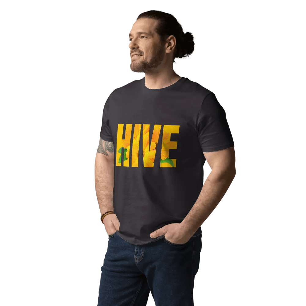 Floral HIVE Organic Tee - 100% cotton product image (180)