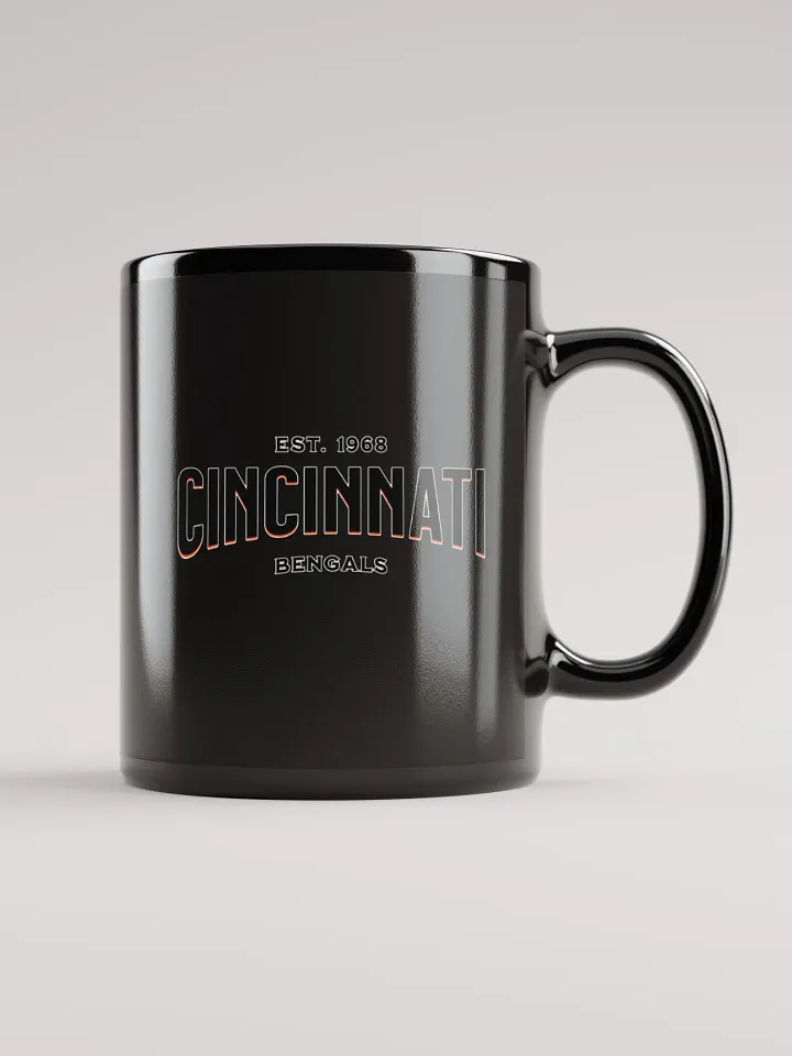 "Tiger Pride" Cincinnati Bengals Black Mug | NFL Home Locker product image (2)