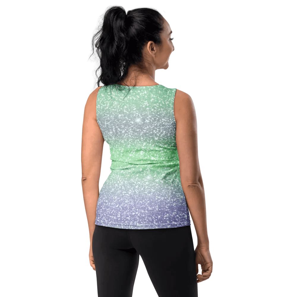 Glitter Unicorn Texture Design Tank Top (3) product image (9)