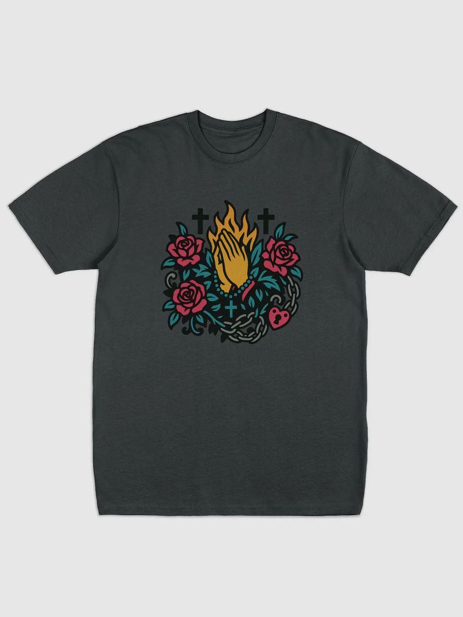 Flaming Prayers Graphic T-shirt product image (6)