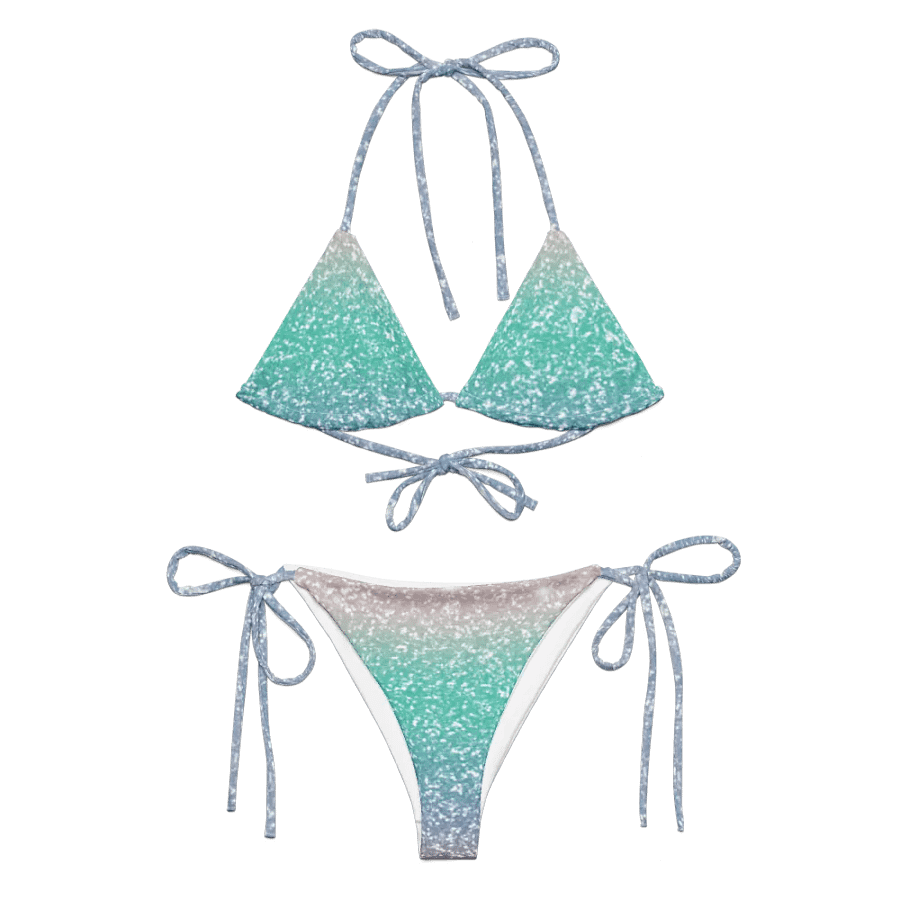 Glitter Unicorn Texture Design String Bikini (5) product image (1)