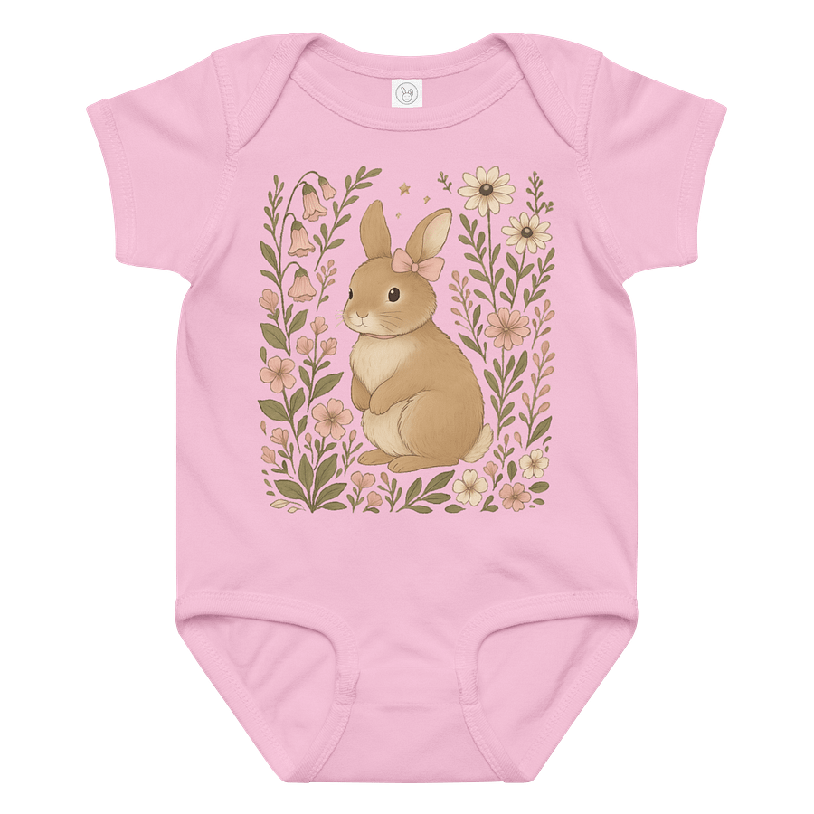 Whimsical Bunny Baby Bodysuit product image (1)