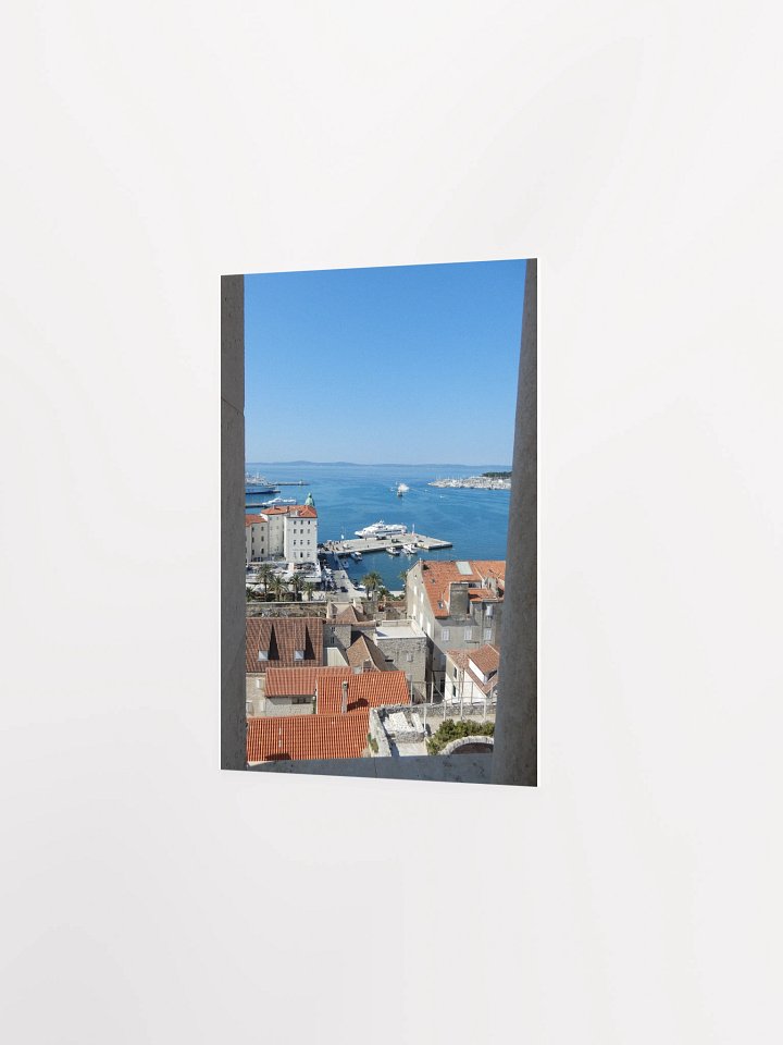 Split - Port of Split from Saint Domnius Bell Tower - print/poster product image (8)