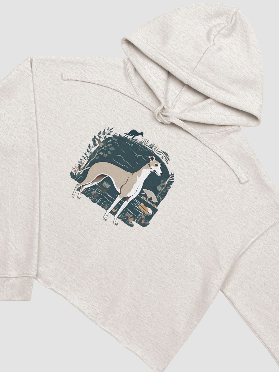 Botanical Greyhound Fleece Crop Hoodie product image (1)