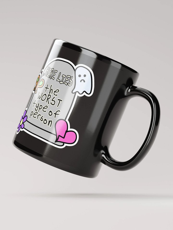 "Worst Type of Person" Black Mug product image (3)
