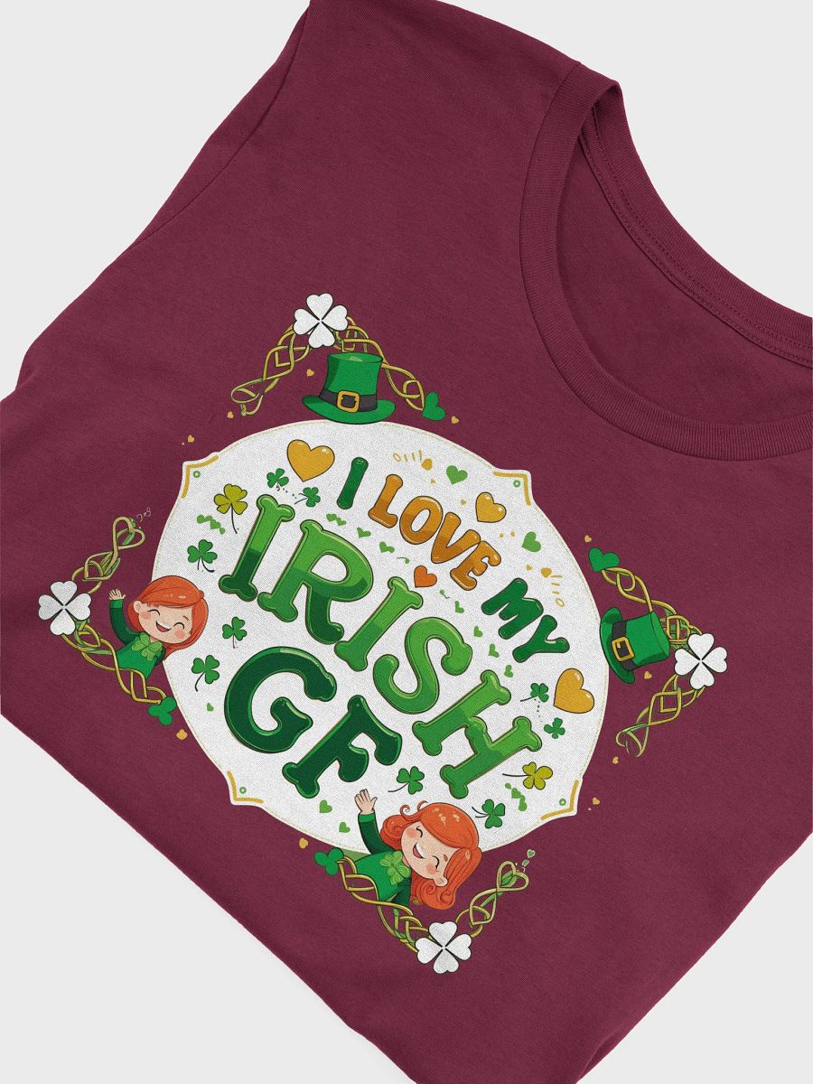 I Love My Irish GF – Cute & Proud Irish Romance Design product image (5)