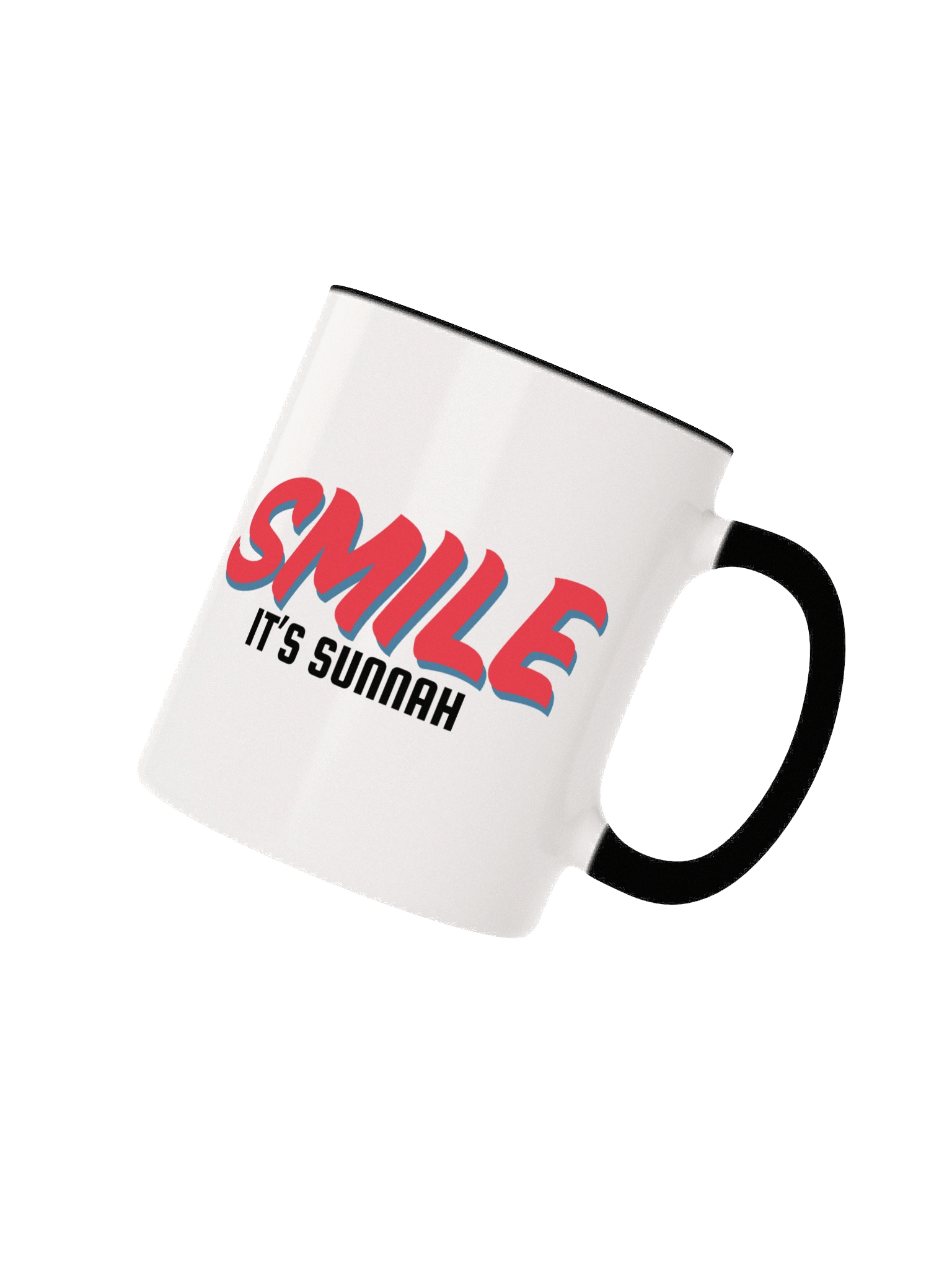 Vivid Red "Smile It's Sunnah" Colored Mug product image (2)