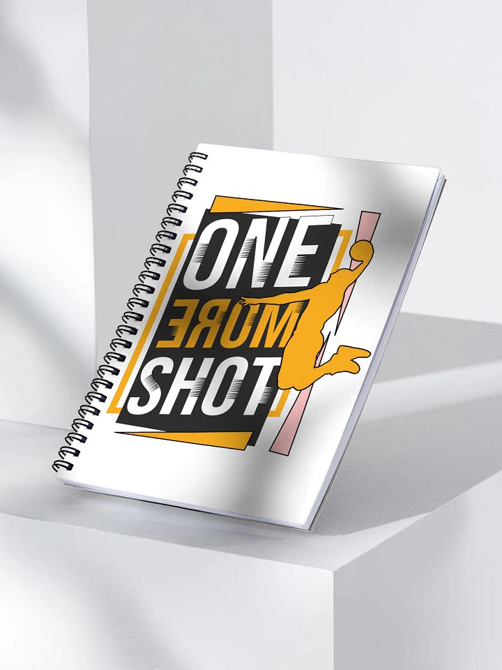 One More Shot Basketball Male Spiral Notebook product image (2)