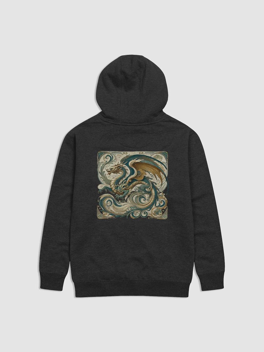 Majestic Western Dragon Art Nouveau Hoodie product image (11)