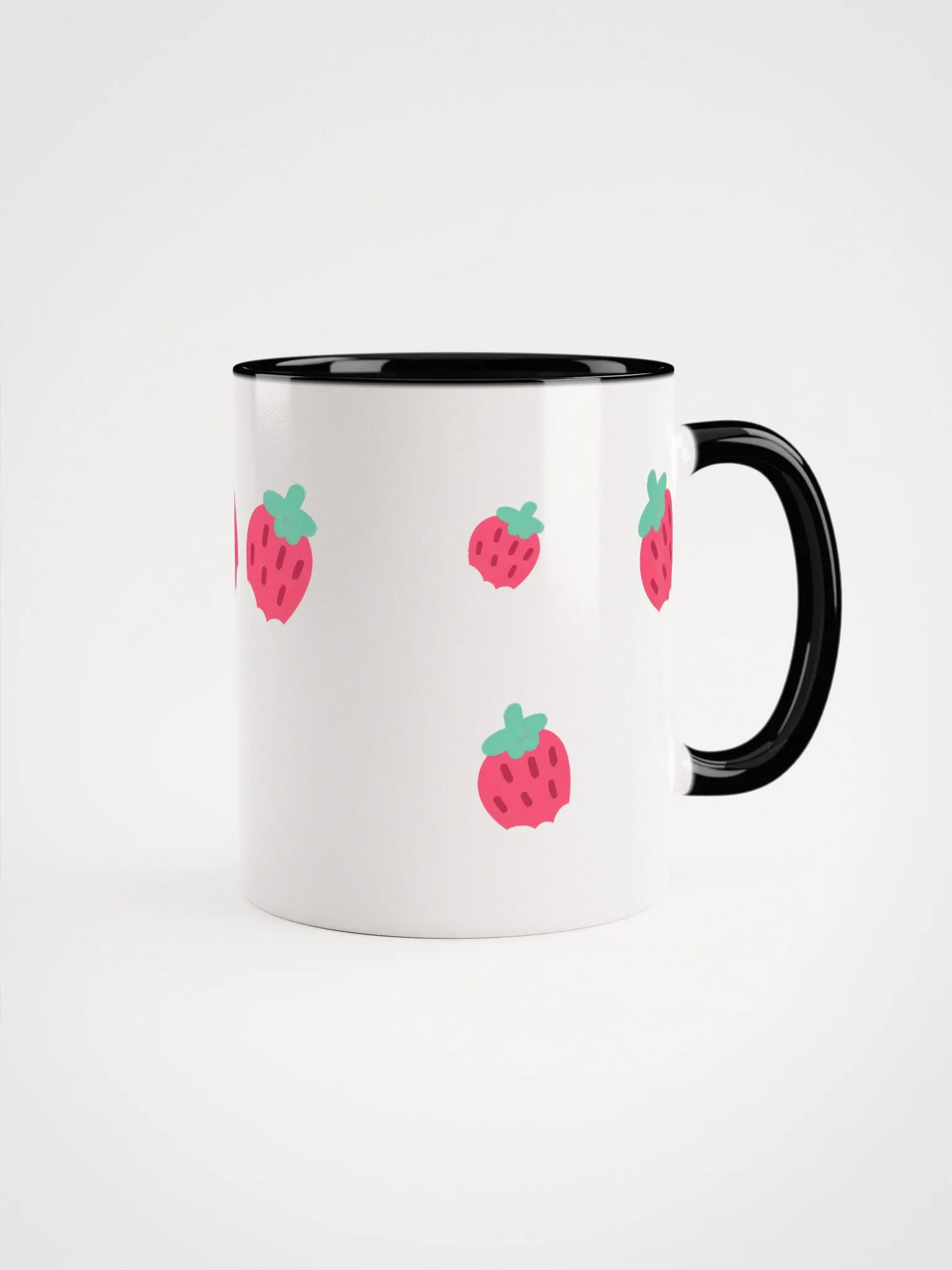 DropZedd, Strawberry Ceramic Mug, Black or Pink product image (2)