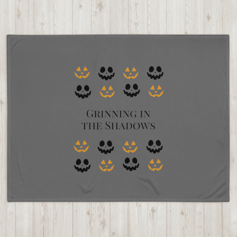Shadow Grins Throw Blanket product image (1)