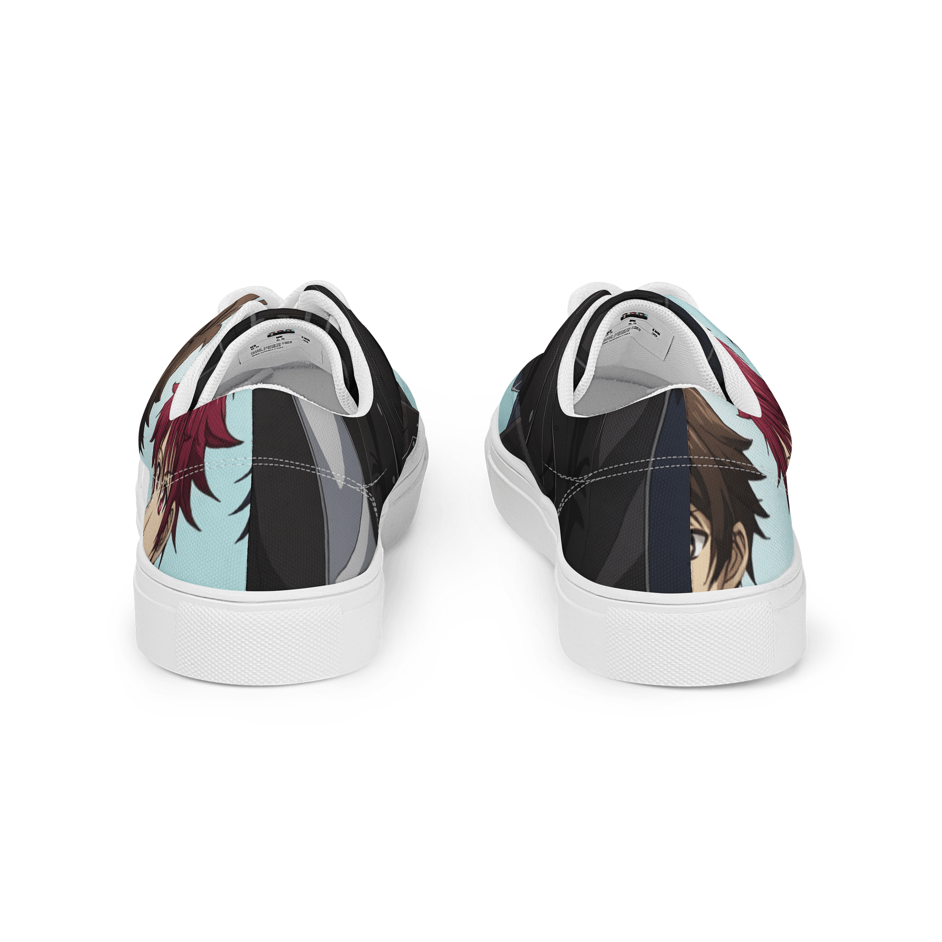 Serious Style: Animated Men's Lace-Up Canvas Shoes product image (4)