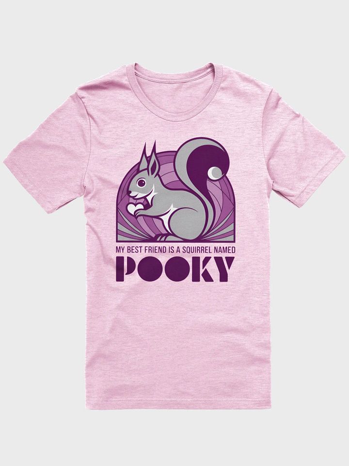 Super Soft and Flattering Tee With Graphics on Back and Front: BFF Pooky, Purple product image (1)