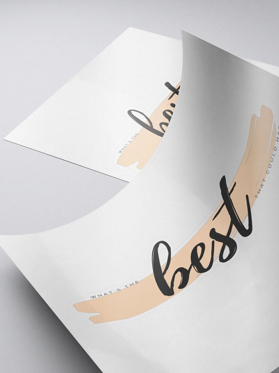 What's The Best Kiss-Cut Sticker product image (4)