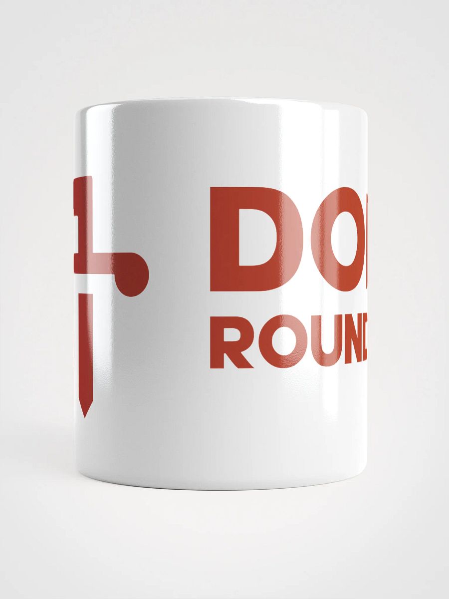 Dom's Roundtable White Glossy Mug product image (5)