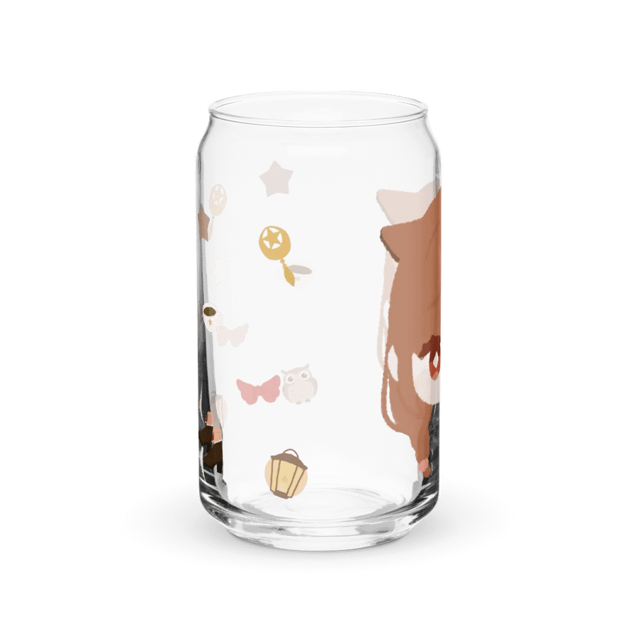 Lovely Pattern Sipper Glass: Anime-Inspired Can Shape product image (40)