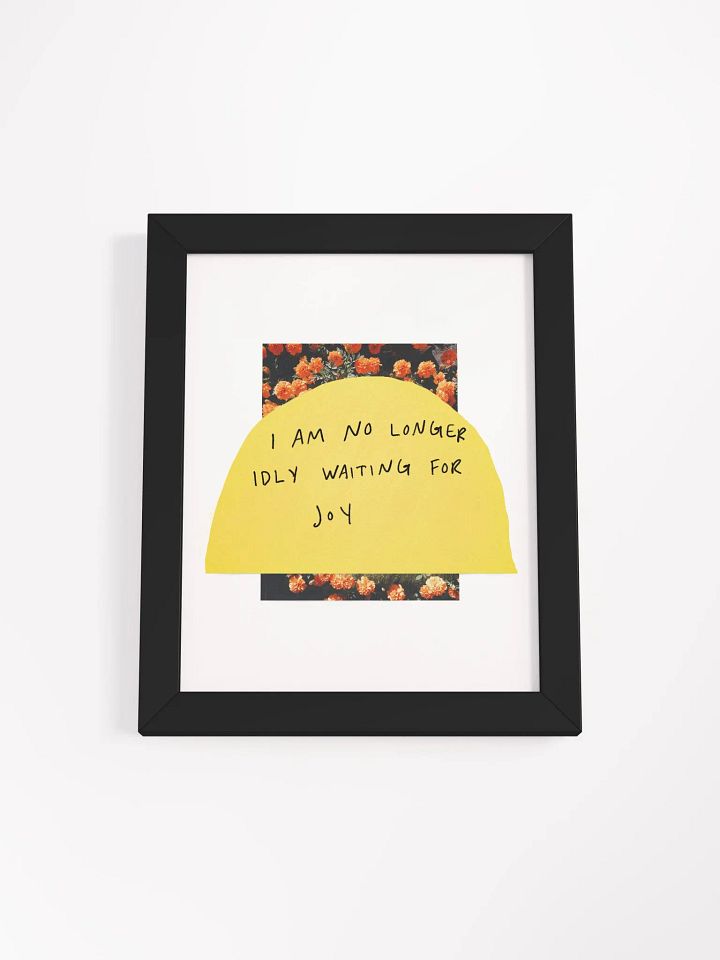 Joy Framed Art Print product image (1)