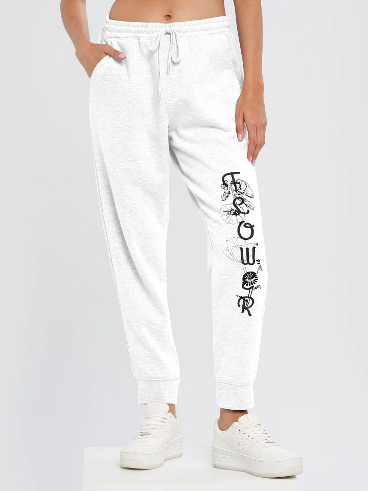 Flower decorated joggers product image (1)