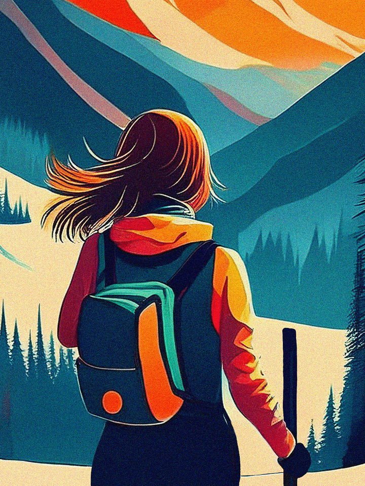 Female Hiker Eco-Friendly Hoodie product image (2)