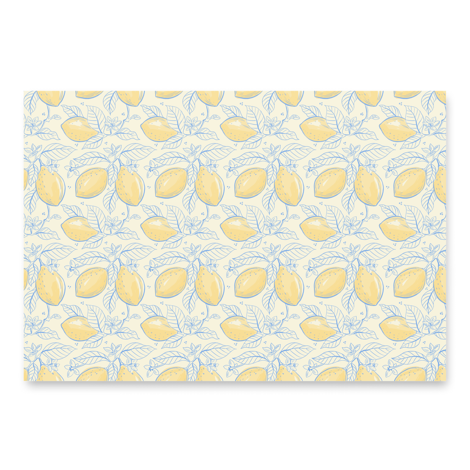 Lemon sunshine stripes wrapping paper | set of 3 product image (5)