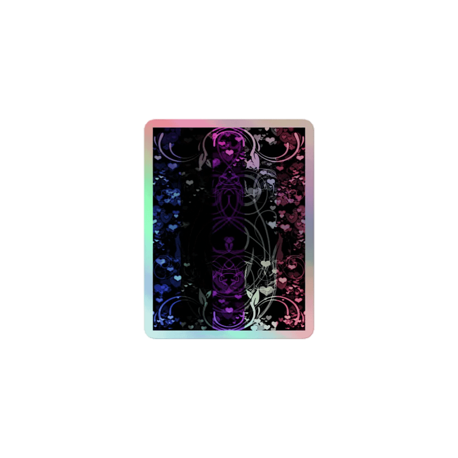 Genderfluid Pride Flag Sticker (Flourish Variation) product image (1)