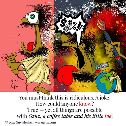 Gzuz and the Big Bang Theory #21 – Final Panel

This is the last post in the “Gzuz and the Big Bang Theory” origin series.

G...
